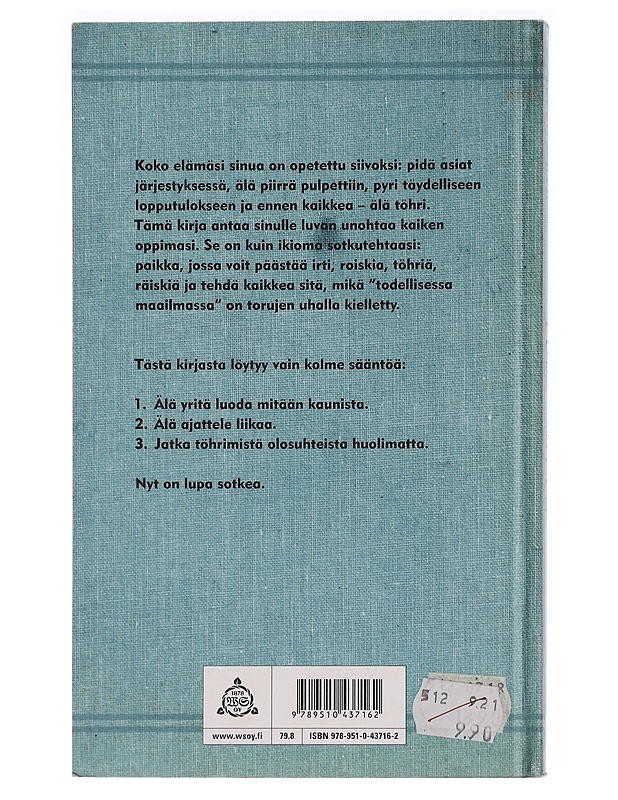 Lupa sotkea virheiden ja erehdysten käsikirja - Smith, Keri - Harrastekirjat - 10105468919 - 1