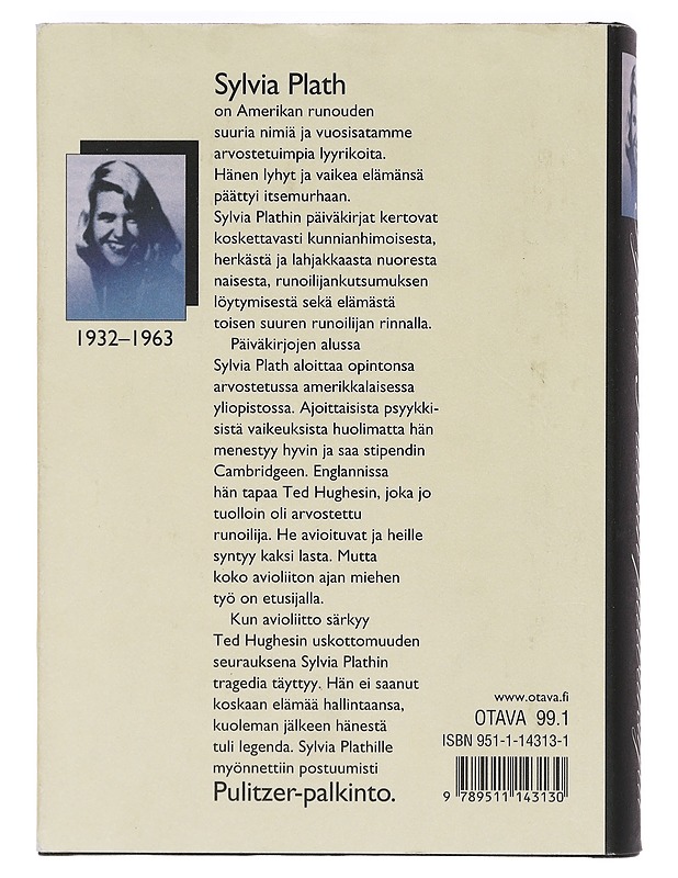 Sylvia Plathin päiväkirjat - Ted Hughes (toim.) - Elämäkerrat ja muistelmat - 10105468949 - 1