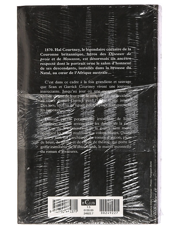 Quand le Lion a Faim - Wilbur Smith - Kirja lahjaksi - 10105468986 - 1