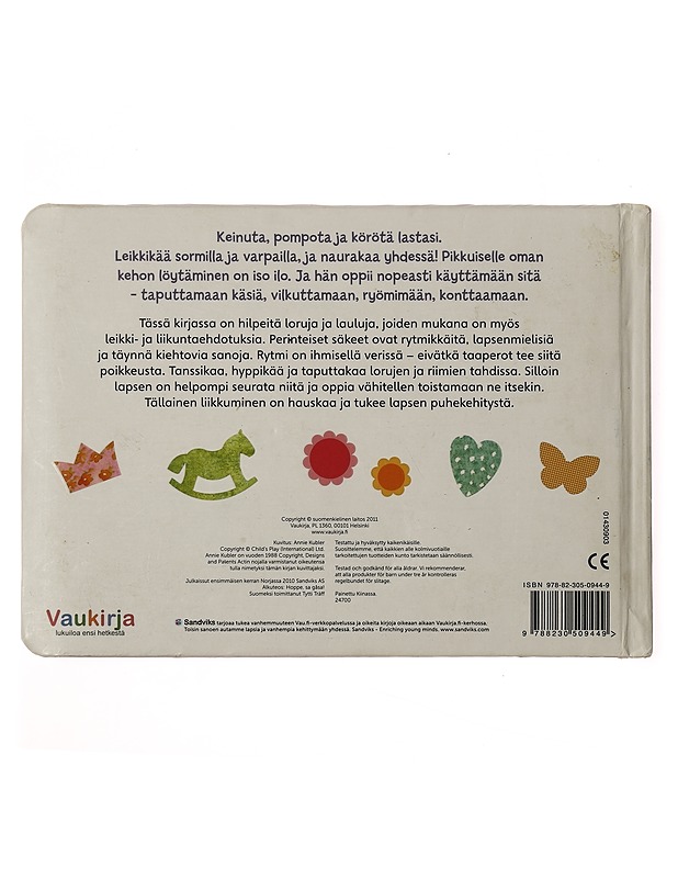 Tanssi, mun vauvani! 17 liikunnallista leikkilorua pikkuisille - Kubler, Ann - Lastenkirjat - 10105468995 - 1