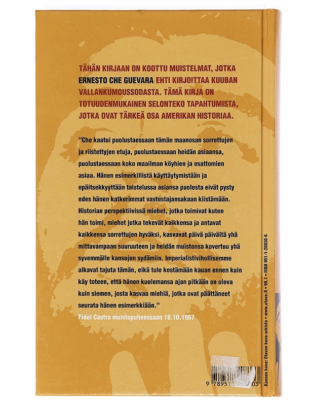 Vallankumoussota Kuubassa - Guevara, Ernesto - Elämäkerrat ja muistelmat - 10105469020 - 1