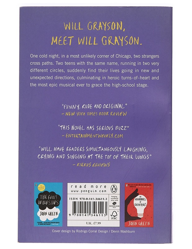 Will Grayson, Will Grayson - Green, John - Kirja lahjaksi - 10105469048 - 1