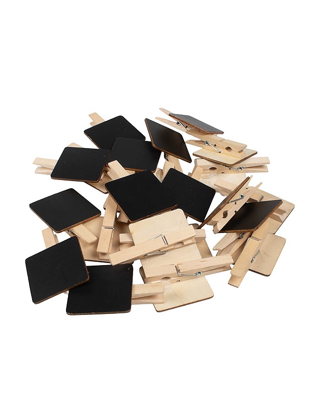 Liitutaulu pyykkipoikia, 23 kpl - Askartelu - 10105469047 - 0