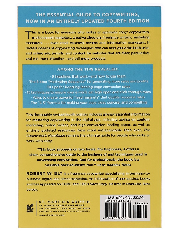 The copywriter's handbook, A step by step guide to writing copy that sells, 4th edition - Tietokirjat ja oppaat - 10105469095 - 1