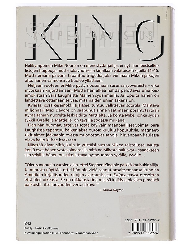 Kalpea aavistus - King, Stephen - Jännitys ja dekkarit - 10105469132 - 1