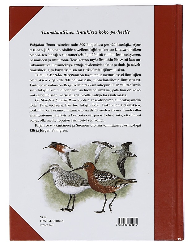 Pohjolan linnut - Lundevall, Carl-Fredrik - Tietokirjat ja oppaat - 10105469135 - 1