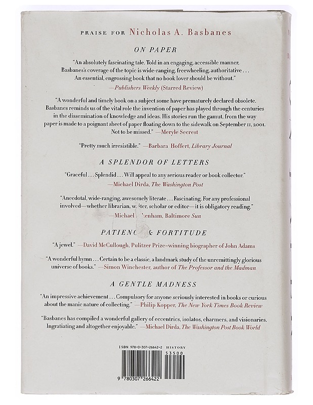 On paper : the everything of its two-thousand-year history - Nicholas A. Basbanes - Historiakirjat - 10105469208 - 1