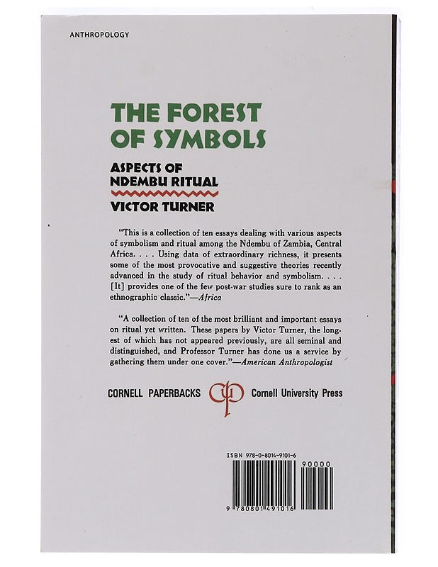 The forest of symbols : aspects of Ndembu ritual - Victor Turner - Tietokirjat ja oppaat - 10105469214 - 1