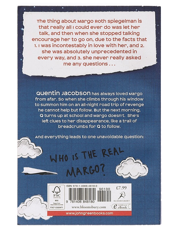 Paper Towns - John Green - Romaanit ja novellit - 10105469256 - 1