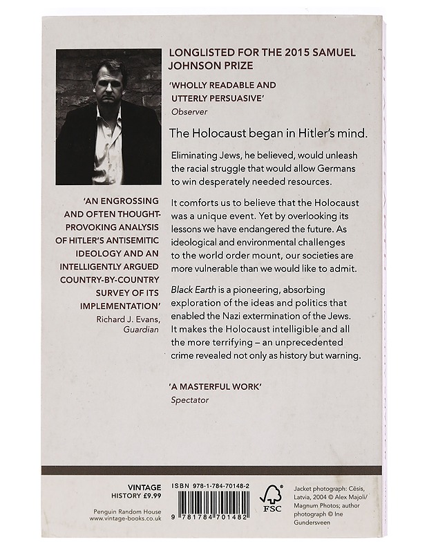 Black earth : the holocaust as history and warning - Timothy Snyder, signeerattu - Tietokirjat ja oppaat - 10105469267 - 1