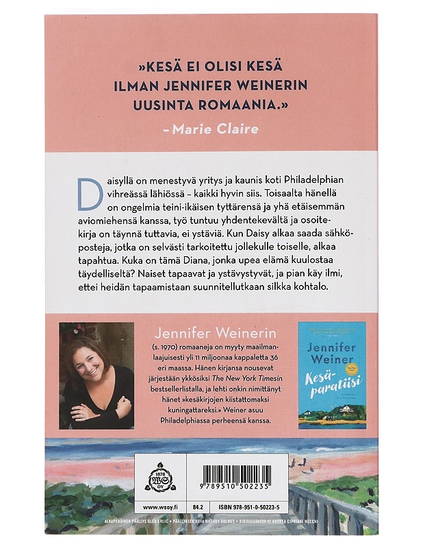 Sinä kesänä - Weiner, Jennifer - Romaanit ja novellit - 10105469274 - 1