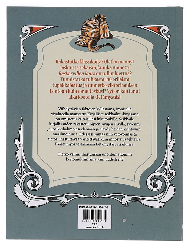 Kirjalliset seikkailut - Sherlock Holmes : Tietoa, tehtäviä ja viihdykettä kirjallisuuden rakastajille - Il Cartavolante - Tietokirjat ja oppaat - 10105469423 - 1