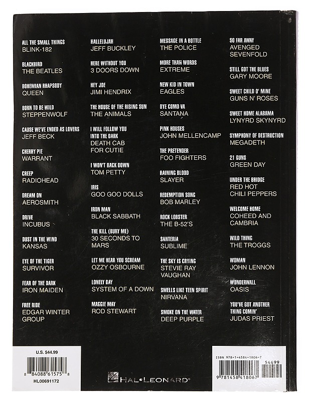 Ultimate Guitar Tab Treasure Chest - Hal Leonard - Tietokirjat ja oppaat - 10105469443 - 1