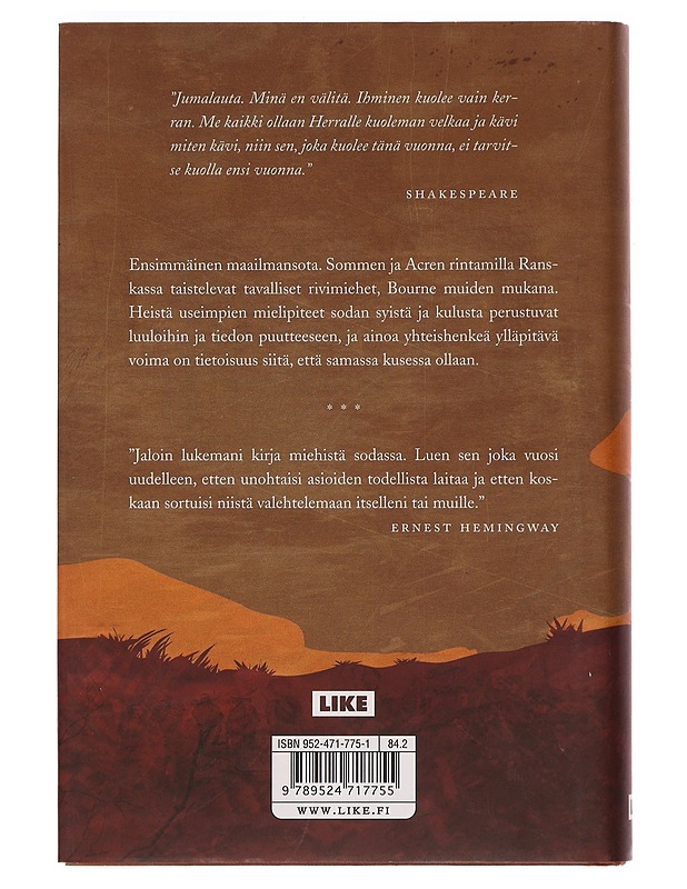 Harva hyvin kuolee - Manning, Frederic - Romaanit ja novellit - 10105469453 - 1