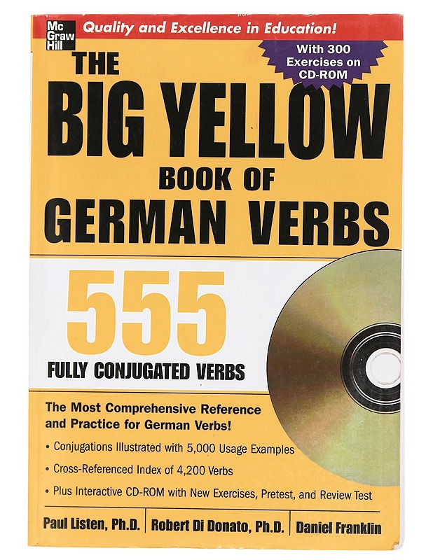 The Big Yellow Book of German Verbs - Listen, Paul - Tietokirjat ja oppaat - 10105469470 - 0