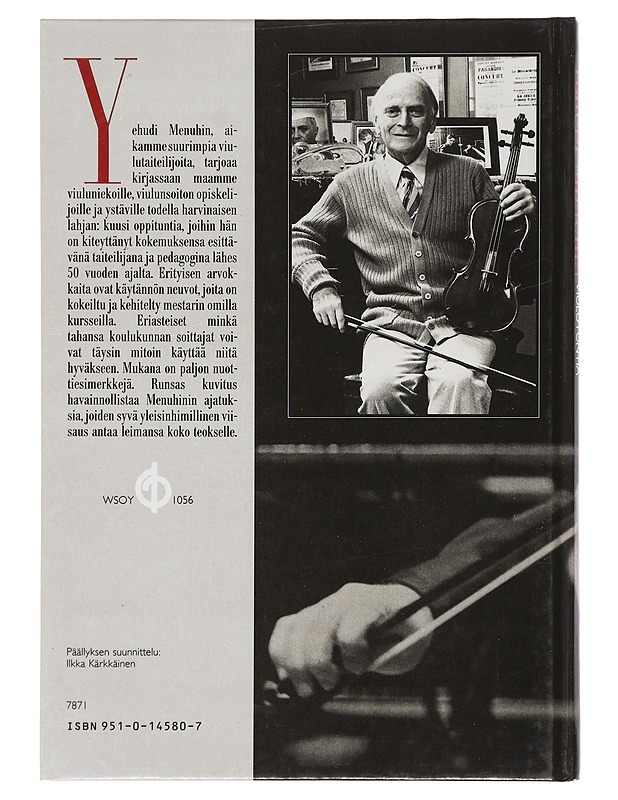 Kuusi viulutuntia - Menuhin, Yehudi - Musiikki- ja elokuvakirjat - 10105469480 - 1