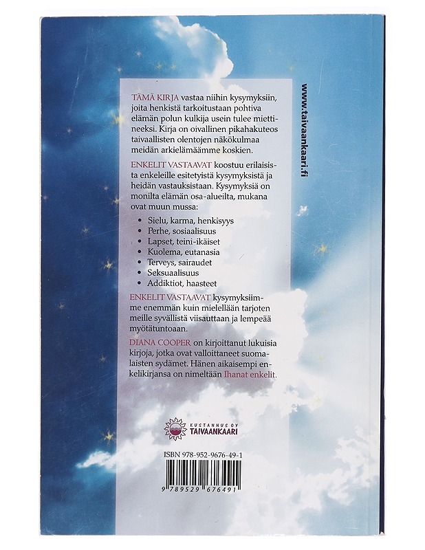 Enkelit vastaavat - Cooper, Diana - Tietokirjat ja oppaat - 10105469495 - 1