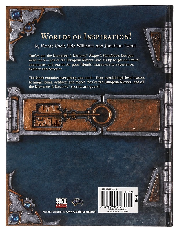 Dungeon master's guide : core rulebook II - Cook, Monte - Harrastekirjat - 10105469526 - 1