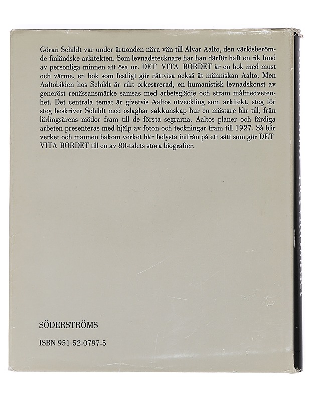 Det vita bordet - Göran Schildt - Elämäkerrat ja muistelmat - 10105469532 - 1