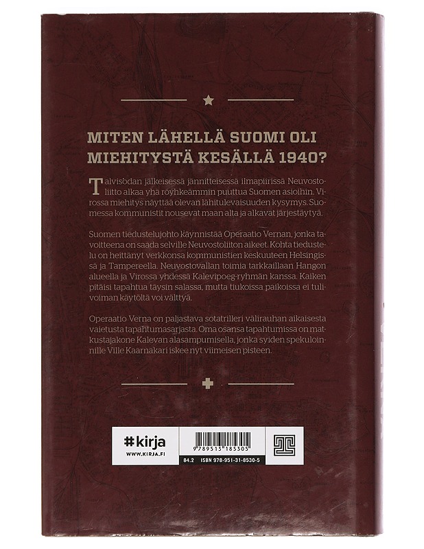 Operaatio Verna - Ville Kaarnakari - Jännitys ja dekkarit - 10105469578 - 1
