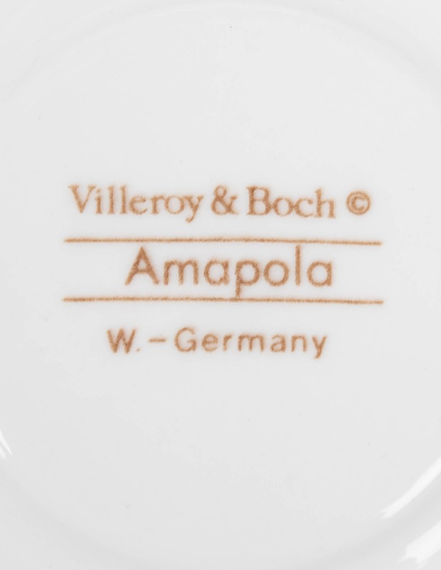 VILLEROY & BOCH Amapola kahvikuppi ja aluslautanen - Lautaset ja kulhot - 10105469581 - 5