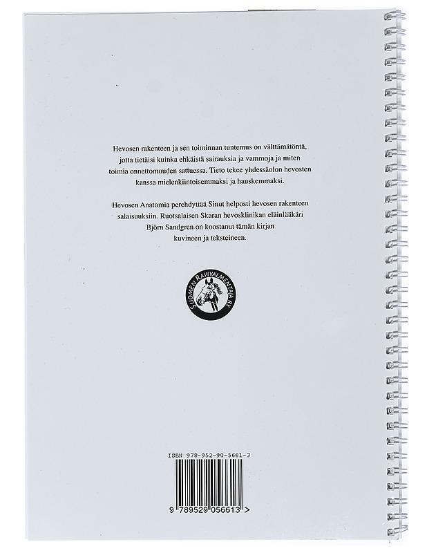 Hevosen anatomia - Sandgren, Björn - Tietokirjat ja oppaat - 10105469594 - 1