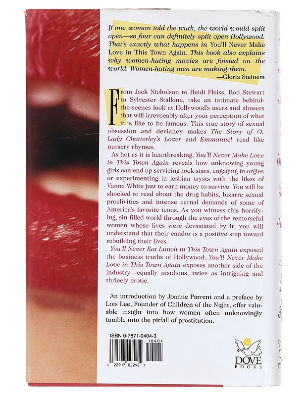 You'll never make love in this town again - Joanne Parrent - Elämäkerrat ja muistelmat - 10105469605 - 1