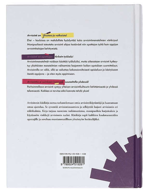 Arvioinnin käsikirja - Luostarinen, Aki - Hyvinvointikirjat - 10105469622 - 1