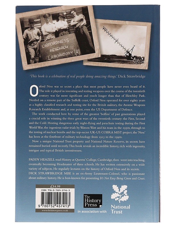 Most Secret The Hidden History of Orford Ness - Heazell, Paddy - Historiakirjat - 10105469644 - 1