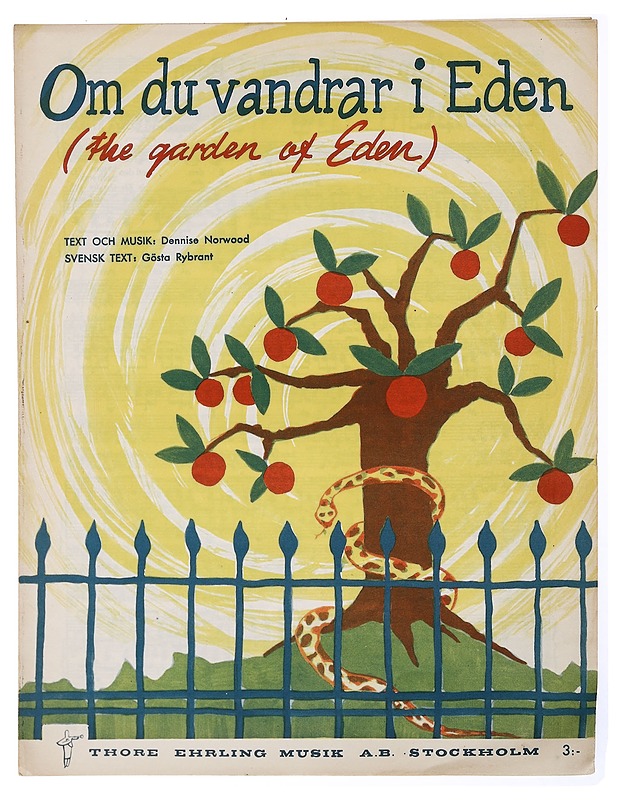 Om du vandrar i Eden - Musiikki- ja elokuvakirjat - 10105469656 - 0