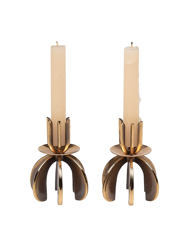 KALEVALA KORU pronssiset kynttilänjalat, 2 kpl - Kynttilänjalat - 10105469670 - 0