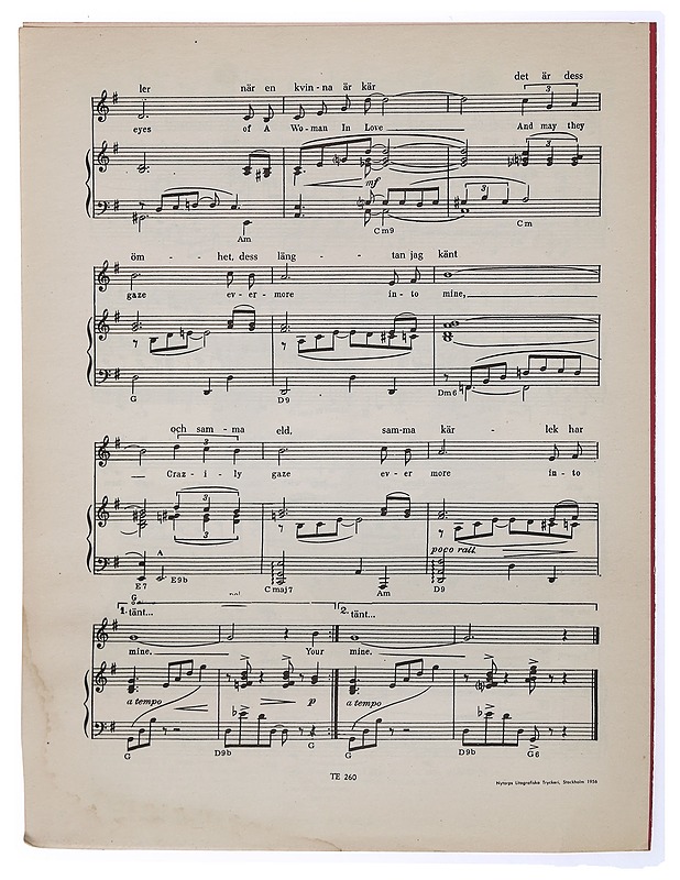 När En Kvinna Är Kär - Frank Loesser - Musiikki- ja elokuvakirjat - 10105469695 - 1