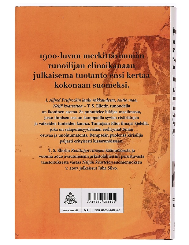 Kootut runot - Eliot, T. S. - Runot ja näytelmät - 10105469707 - 1