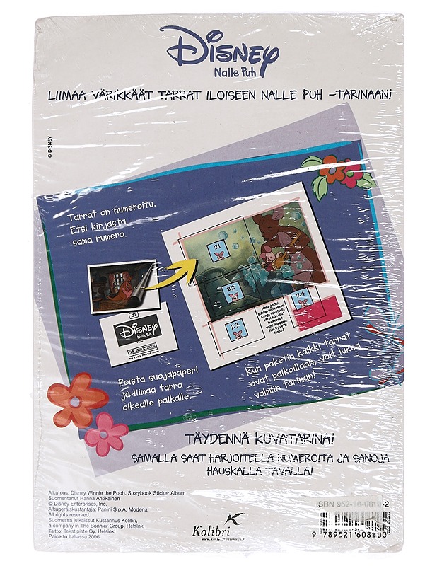 Nalle Puh : satukirja & tarra-albumi - Antikainen, Hanna - Lastenkirjat - 10105469710 - 1