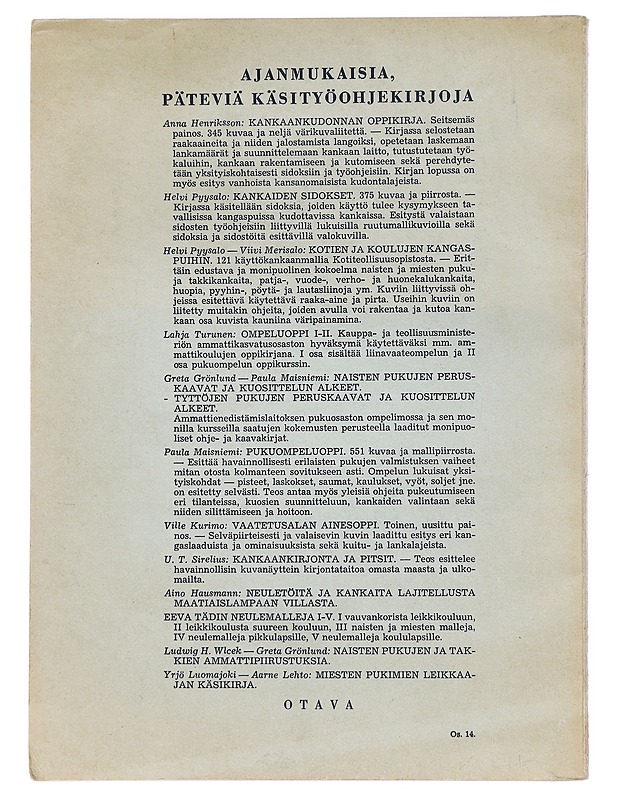 Naisten pukujen peruskaavat ja kuosittelun alkeet - Greta Grönlund - Käsityökirjat - 10105469741 - 1