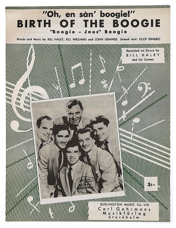 Birth of the boogie - Bill Haley - Musiikki- ja elokuvakirjat - 10105469758 - 0