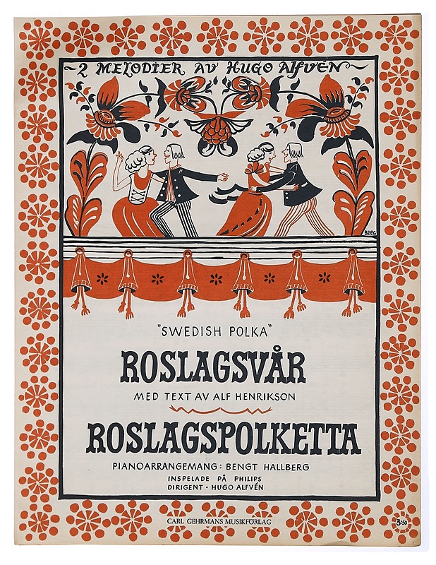 Roslagsvår - Hugo Alfven - Musiikki- ja elokuvakirjat - 10105469771 - 0