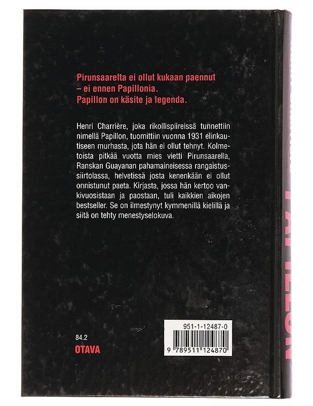 Vanki nimeltä Papillon - Charrière, Henri - Kaunokirjallisuus - 10105469801 - 1