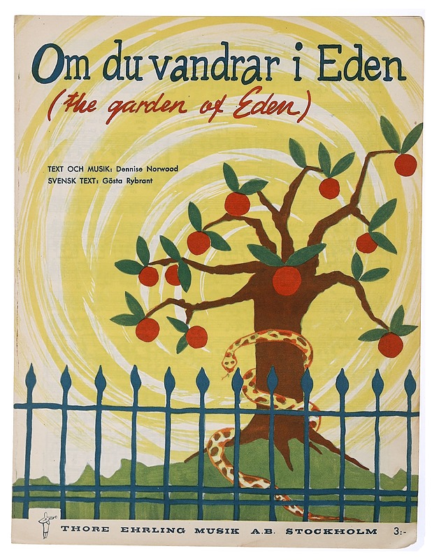 Om du vandrar i Eden - Musiikki- ja elokuvakirjat - 10105469809 - 0