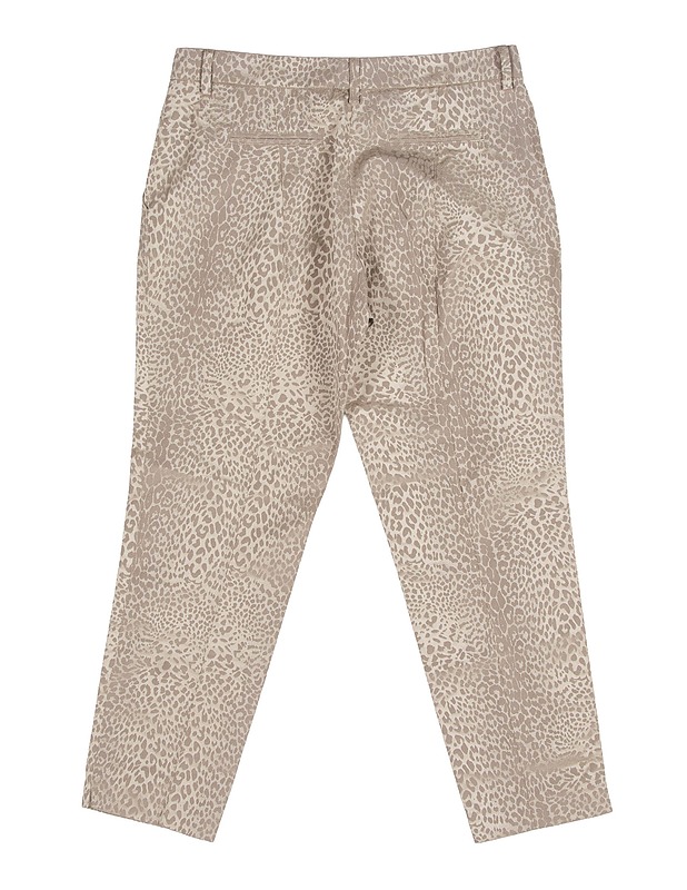 SAND leopardikuvioiset suorat housut, 36 - Naisten housut, shortsit ja haalarit - 10105469825 - 1