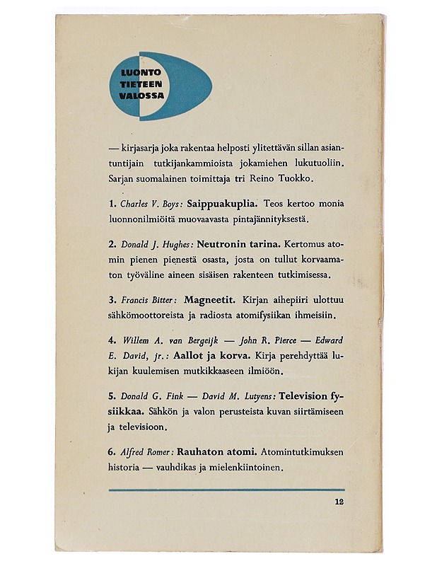 Rauhaton atomi - Alfred Romer  - Tietokirjat ja oppaat - 10105469837 - 1