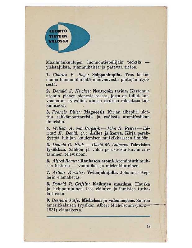 Michelson ja valonnopeus - Bernard Jaffe - Tietokirjat ja oppaat - 10105469860 - 1