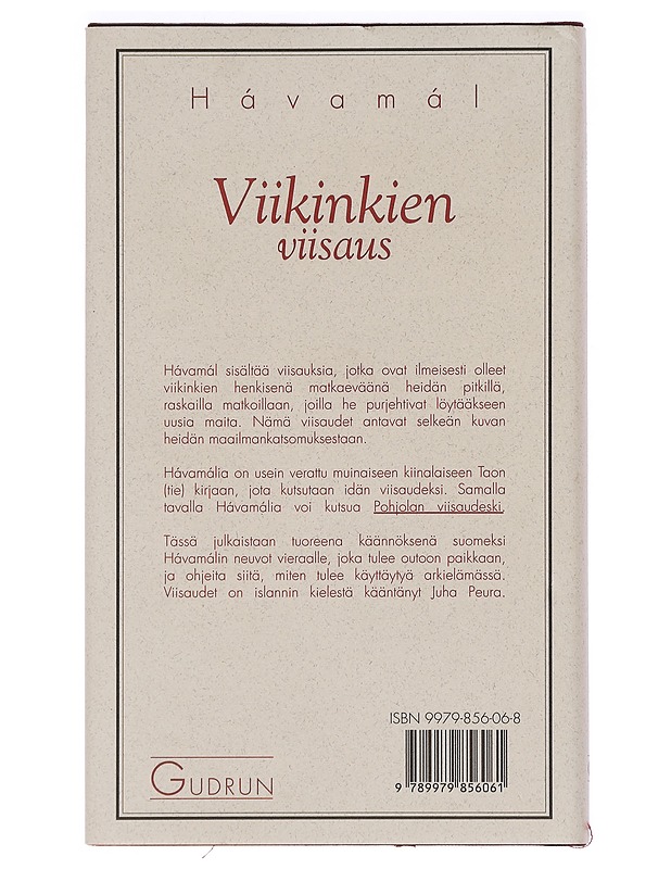 Hávamál : viikinkien viisaus - Peura, Juha - Runot ja näytelmät - 10105469863 - 1