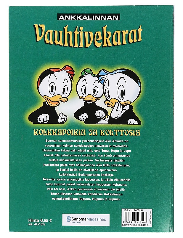 Ankkalinnan vauhtivekarat - Disney, Walt - Lastenkirjat - 10105469866 - 1