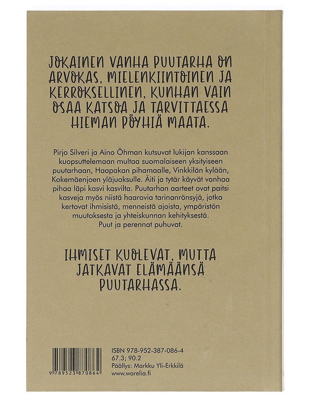 Puutarhaihmiset - Silveri, Pirjo - Tietokirjat ja oppaat - 10105469874 - 1