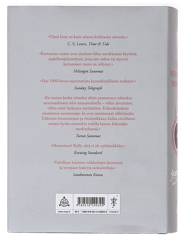 Taru sormusten herrasta - Tolkien, J. R. R. - Fantasia- ja scifi - 10105469885 - 1