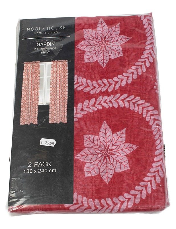 NOBLE HOUSE verho, 130x140 cm, 2 kpl - Verhot ja kapat - 10105469983 - 0