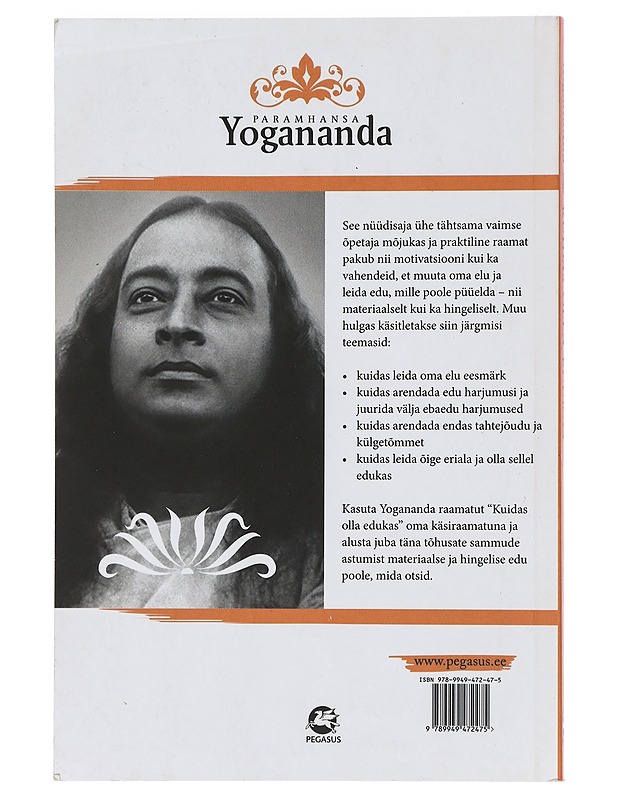 Kuidas olla edukas - Paramhansa Yogananda - Hyvinvointikirjat - 10105469990 - 1