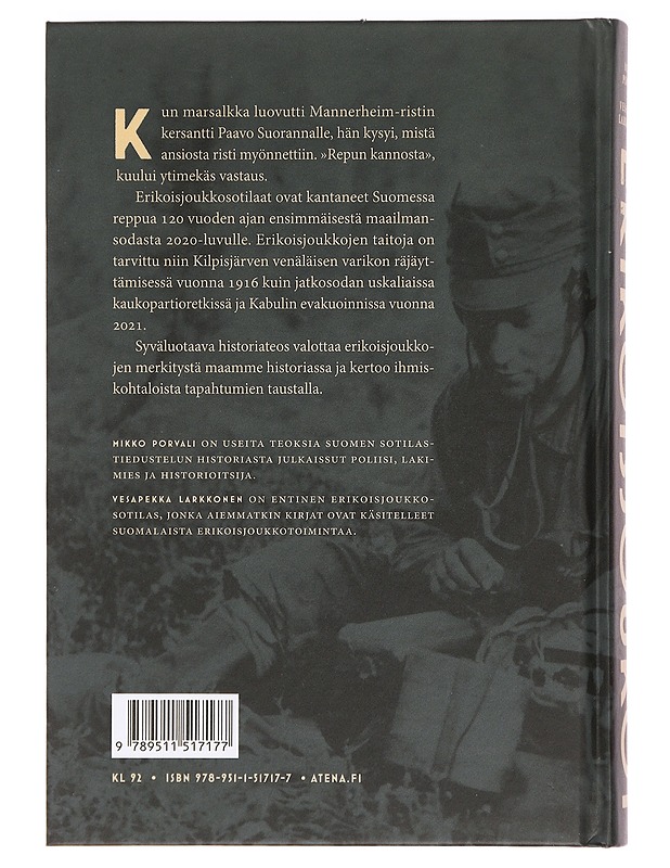 Erikoisjoukot : päämajan kaukopartioista erikoisjääkäreihin - Porvali, Mikko - Historiakirjat - 10105470029 - 1