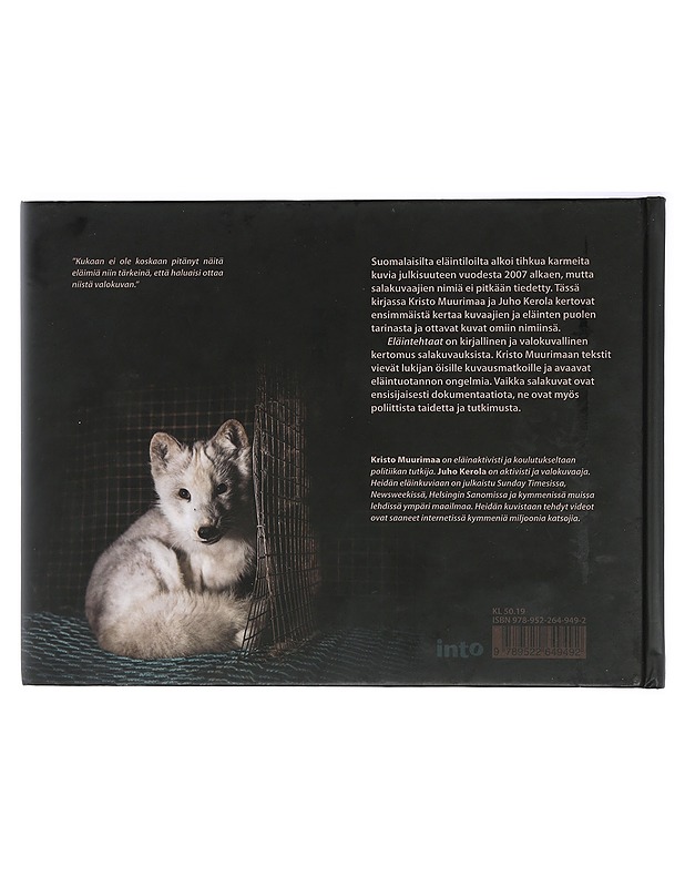 Eläintehtaat : suomalaisten salakuvausten tarina - Muurimaa, Kristo - Tietokirjat ja oppaat - 10105470050 - 1